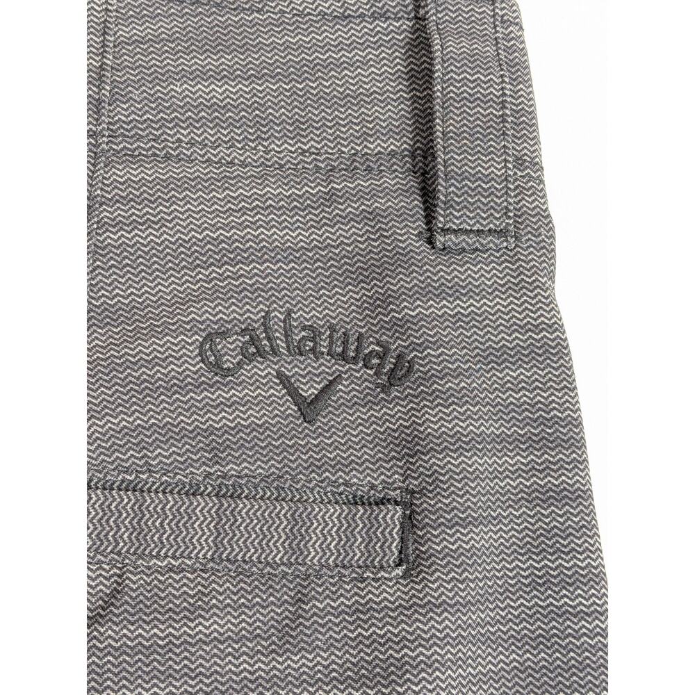Callaway Golf Shorts Mens 38 Gray Performance Stretch Textured Athletic Casual